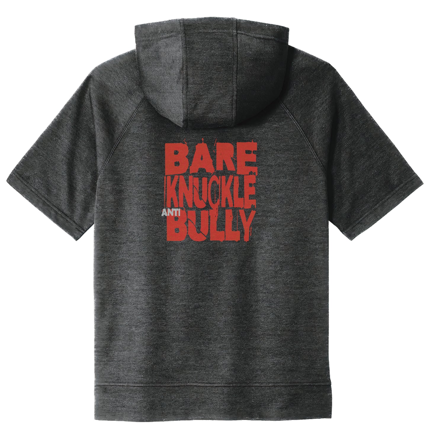 BARE KNUCKLE ANTI-BULLY Tri-Blend S/S Hooded Pullover