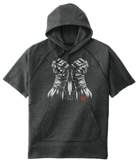 BARE KNUCKLE ANTI-BULLY Tri-Blend S/S Hooded Pullover